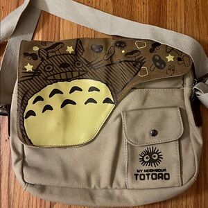 Anime My Neighbor Totoro Messenger Bag Canves Satchel unisex school book bag